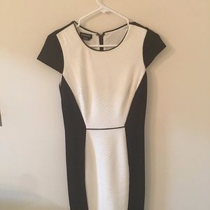 Bebe Black & White Dress